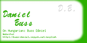 daniel buss business card